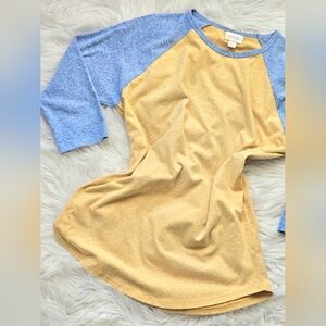 Lularoe Comfy + Stretchy Baseball Tee